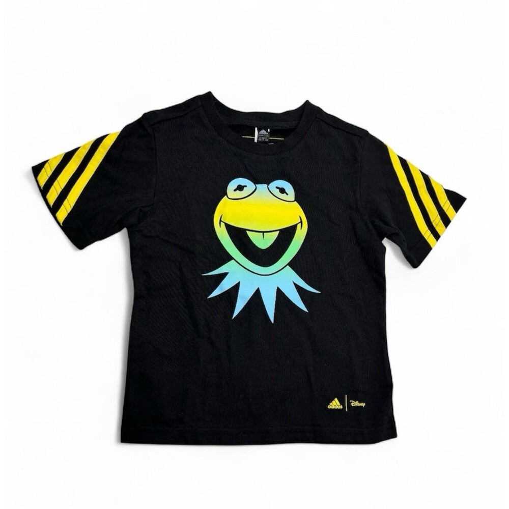 ADIDAS x DISNEY Kids Kermit Muppet T-Shirt Cotton Size 2T, NWT